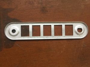 Rover Mini Metal Switch Plate