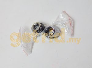 Classic Mini – WIPER CHROME WHEELBOX KIT 6 SIDED NUT (PAIR)