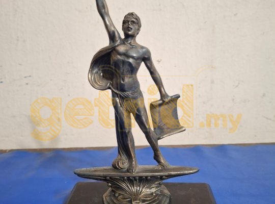 Vintage Weidlich Bros Silver Plated Greek Male Fig
