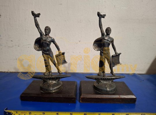 Vintage Weidlich Bros Silver Plated Greek Male Fig