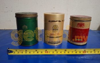 Vintage Open Cigarette Canisters