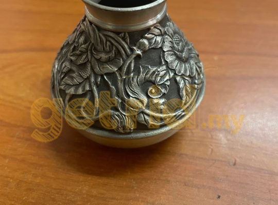Antique Selangor Pewter Vase