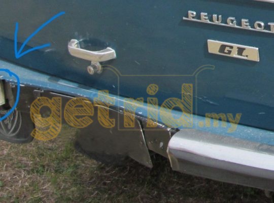 Peugeot 204/304 Number Plate Light Assy – NOS