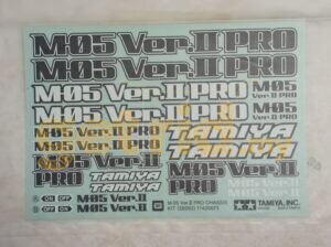 Tamiya Sticker M05 Ver.II