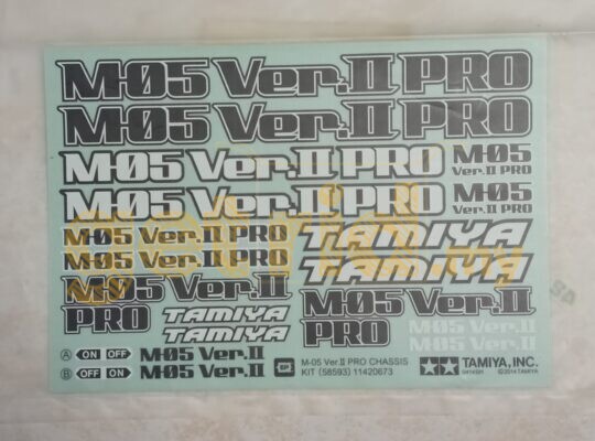 Tamiya Sticker M05 Ver.II