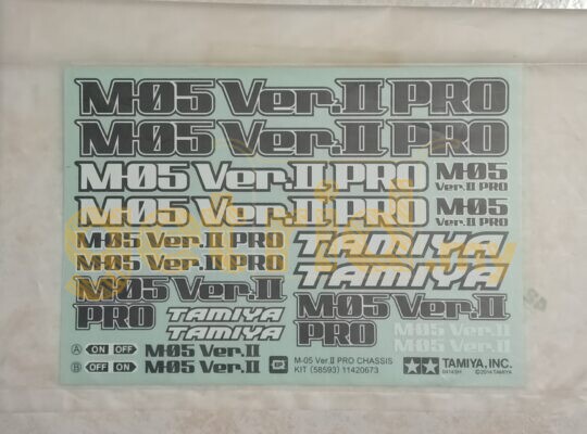 Tamiya Sticker M05 Ver.II