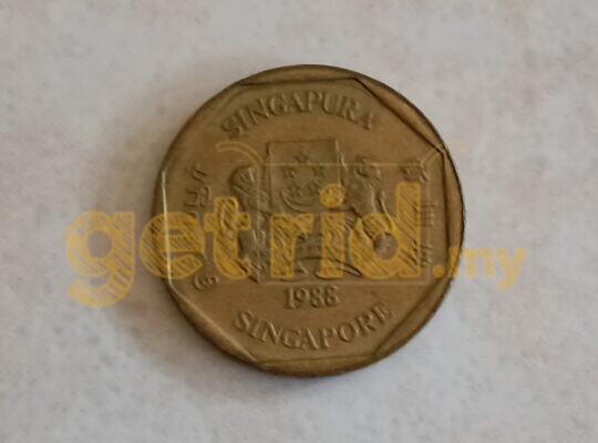 Singapore 1 Dollar (1988)