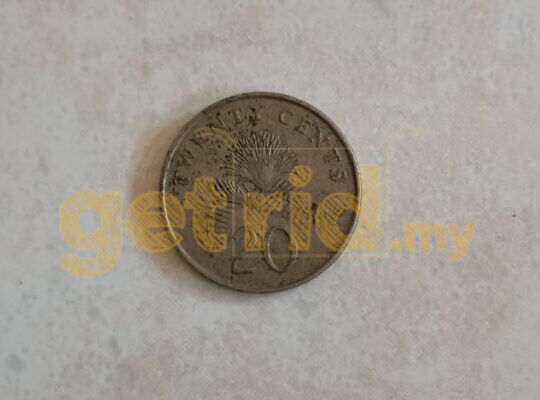 Singapore 20 Cents (1987)