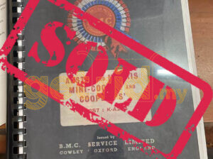 Austin-Morris Mini Service Parts List Book