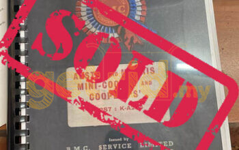 Austin-Morris Mini Service Parts List Book