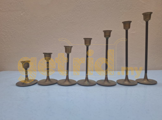 Brass Tapered Candle Holders