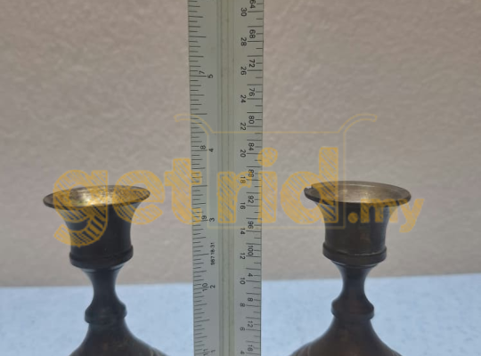 vintage brass candlesticks