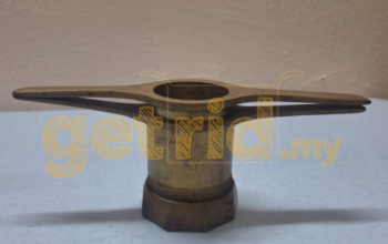 Vintage brass murukku maker