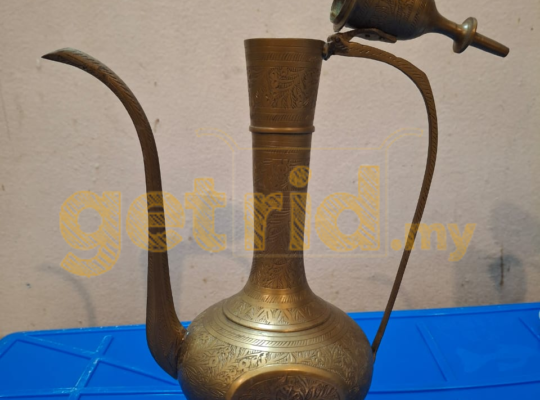 Vintage Brass Ewer Pitcher