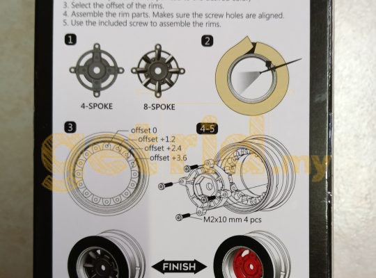 Exo Design M- Chassis Rims Offset